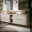 140mm Double Bathroom Vanity with Ceramic Basin