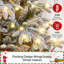 Pre-lit Snow Flocked Christmas Tree with Multicolored LED Lights of 9 Light Modes-1446798026