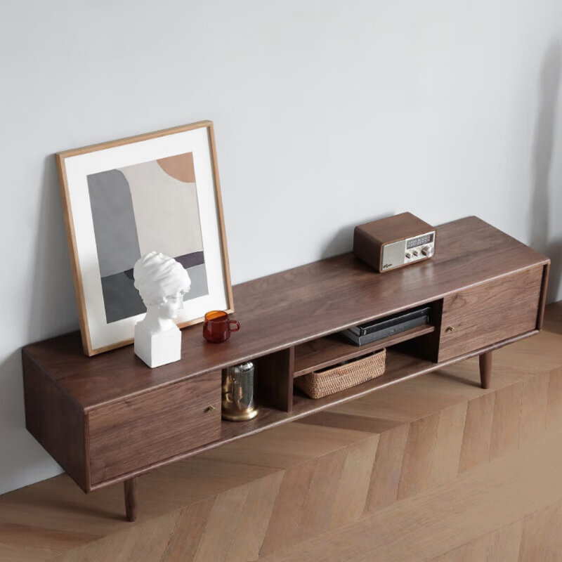 Creative Solid Wood TV Cabinet
