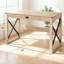 X-Frame Writing Desk with Drawer