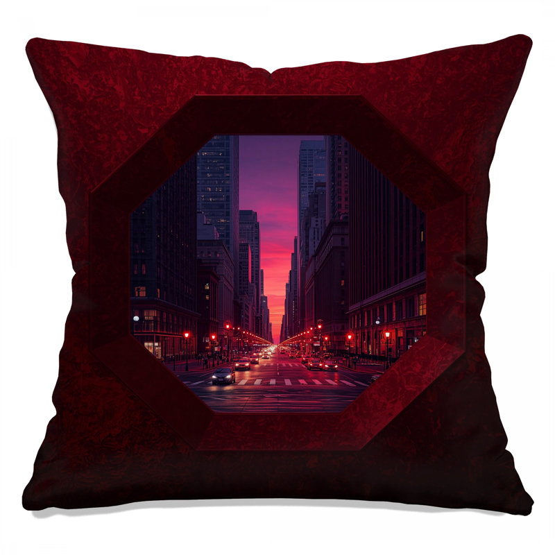 Coussins City Street, 20 x 20 pouces