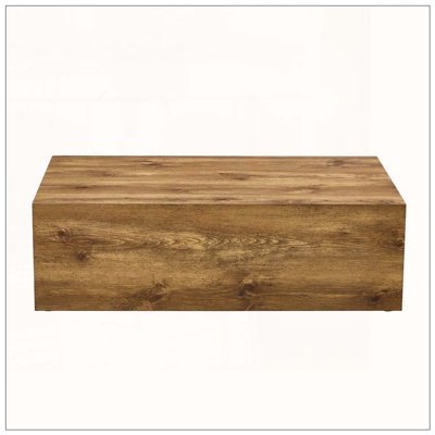 Natural-Style Wood-Grain MDF Coffee Table,Side Table