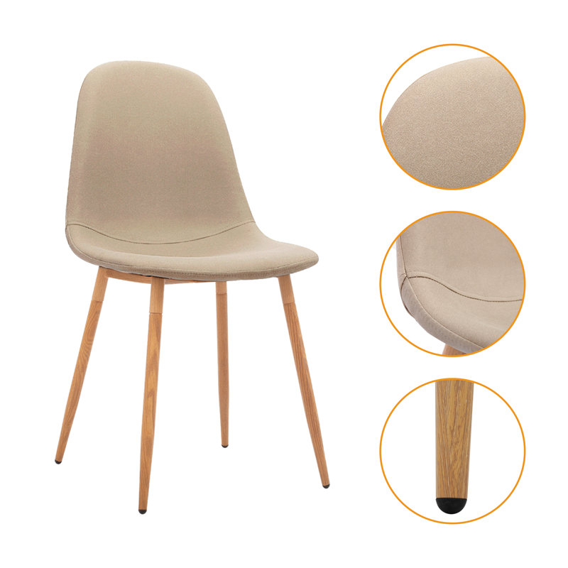 Chaise d'appoint en velours Fuzail, Gris clair