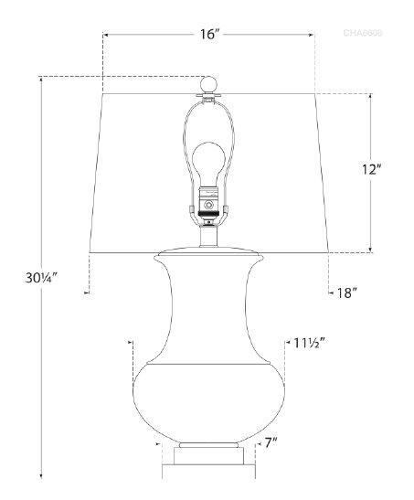 Chapman & Myers Deauville Table Lamp