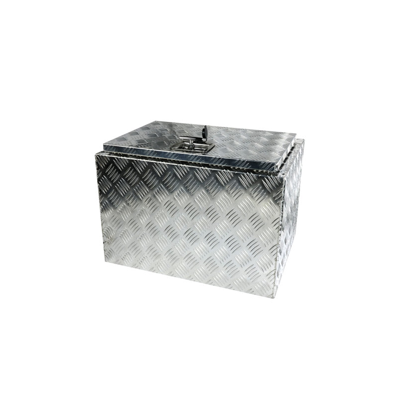 Aluminum Heavy Duty Pick Up Atv Trailer Tool Box With Lock (24''x16''x18'' Silver)
