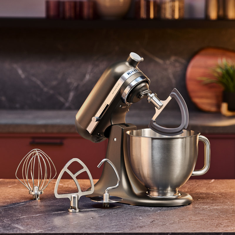 KitchenAid® Artisan Plus Mixer with Integrated Bowl Light & Precision Speed Control – Iron Ore Bronze, Iron Ore Bronze