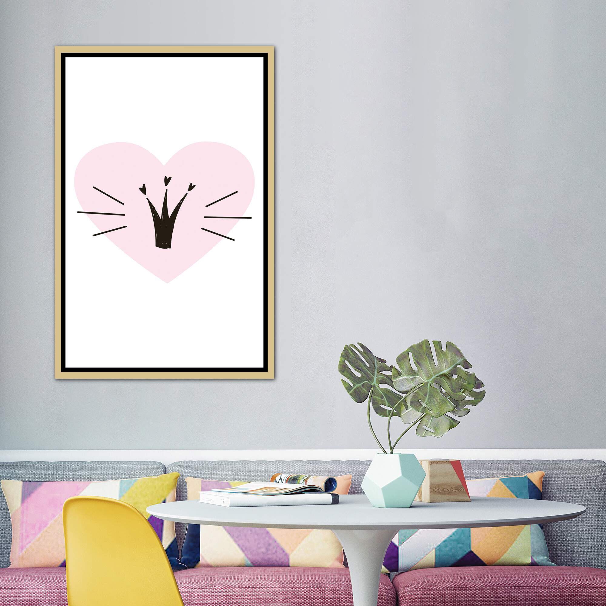 Ebern Designs Pieces Of My Heart On Canvas by Sydney Edmunds