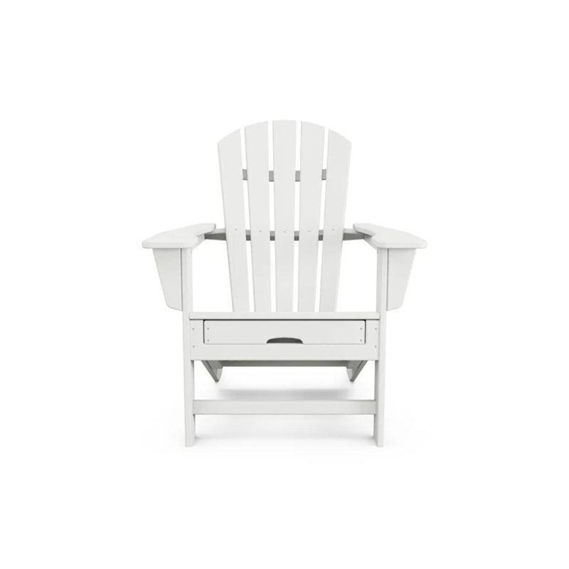 Chaise Adirondack avec repose-pieds POLYWOOD, Blanc