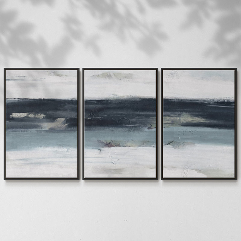 Above Us - Multi Piece Framed Canvas, Noir, H 24 po x l 48 po x P 2 po