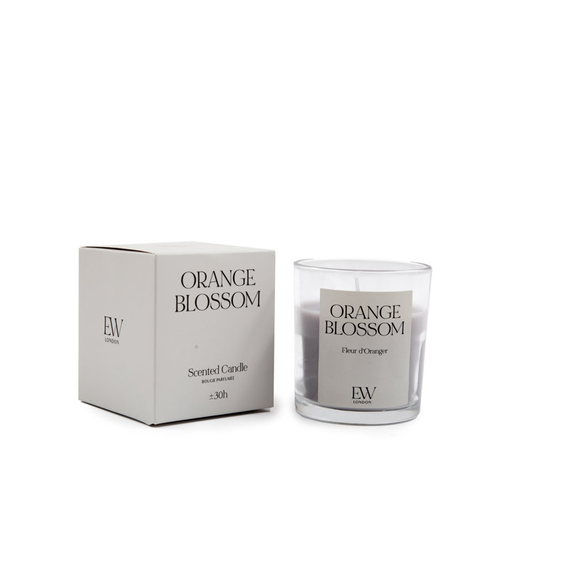 Geko Scented Jar Candle with Glass Holder