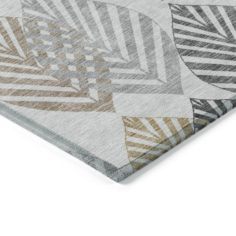  Tapis d'intérieur antidérapant Neysa, Rectangulaire 8 pi x 10 pi