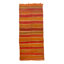 Orange Flatweave Wool Rug - 5'1" x 11'9"