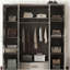 Armoire 4 portes avec 1 tiroir