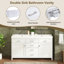 Kensington Double Bathroom Vanity with Top