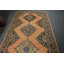 Tapis rétro, grands tapis orange 5,1 x 12,2 pi, tapis turc, tapis antique