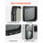 Vertical RV Window Tinted Sliding RV Window & Net Screen Trim Ring-111768910