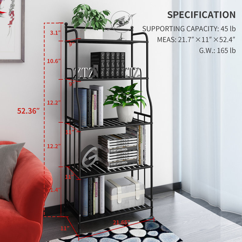 Jenavee 5-Tiered Plant Stand 52.4H