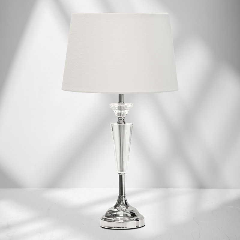 Wauregan 55cm Table Lamp, Ivory