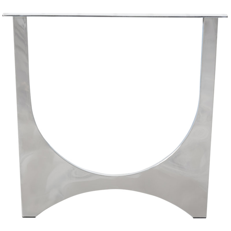 Zaandam Table Leg, Chrome