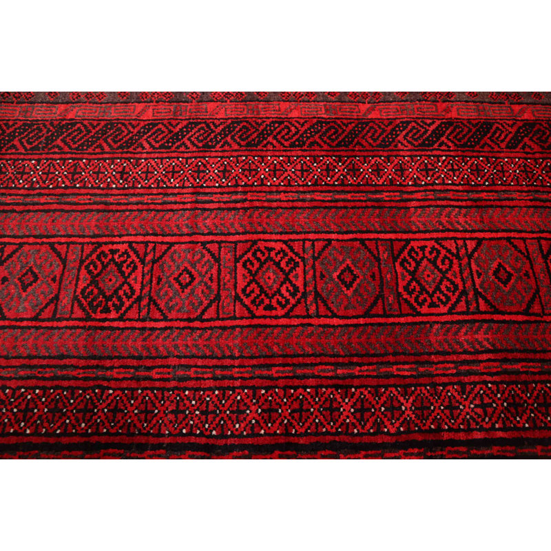 Tapis rouge Teimani 5 pi 3 po x 8 pi 4 po