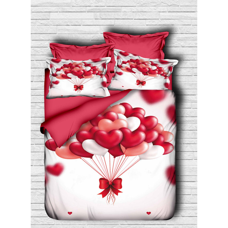Quentina Abstract Duvet Cover Set with Pillowcases Included