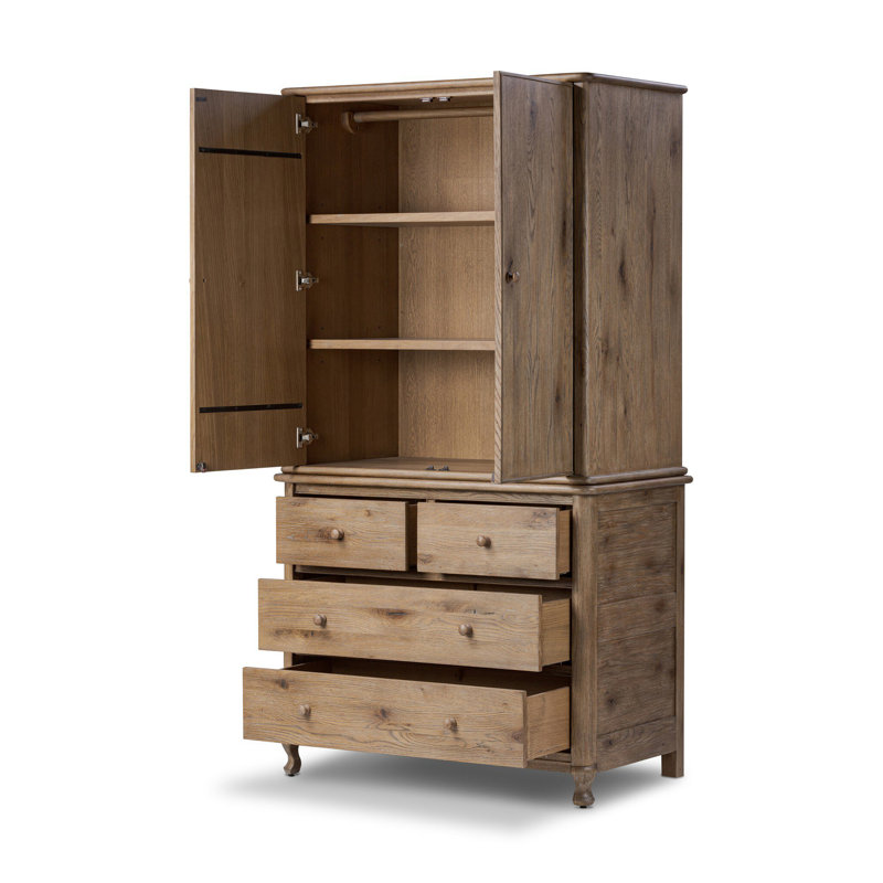 Pika Armoire-weathered Oak 