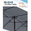 Grand parasol de patio avec base incluse-1744196073