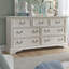 Commode double 7 tiroirs avec miroir Nestor
