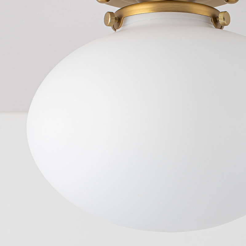 Plafonnier semi-encastré 1 lumière