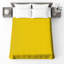 Couvre-lit matelassé jaune uni -126175078