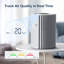 Purificateur d'air intelligent Kloudic avec moniteur de qualité de l'air et WIFI, pour la maison et la chambre à coucher avec filtre Hepa