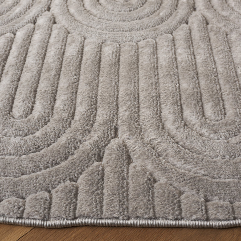 Soneson Performance Geometric Rug, Round 6'7"