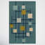 Tapis en laine touffeté à la main à motif géométrique Ayeln-810198667
