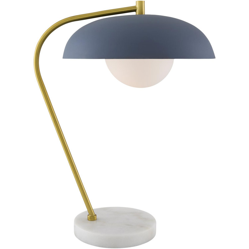 Barrile Farmington Table Lamp, Blue, White