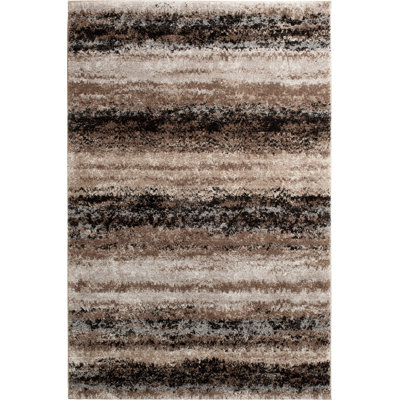 Orren Ellis Textures Jayceon Brown Area Rug
