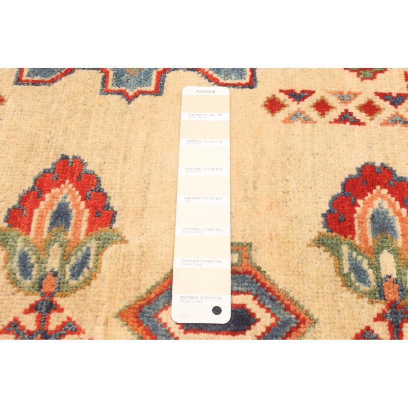 Tapis unique en laine noué à la main 6 pi 8 po x 9 pi 11 po nouvel âge Oira