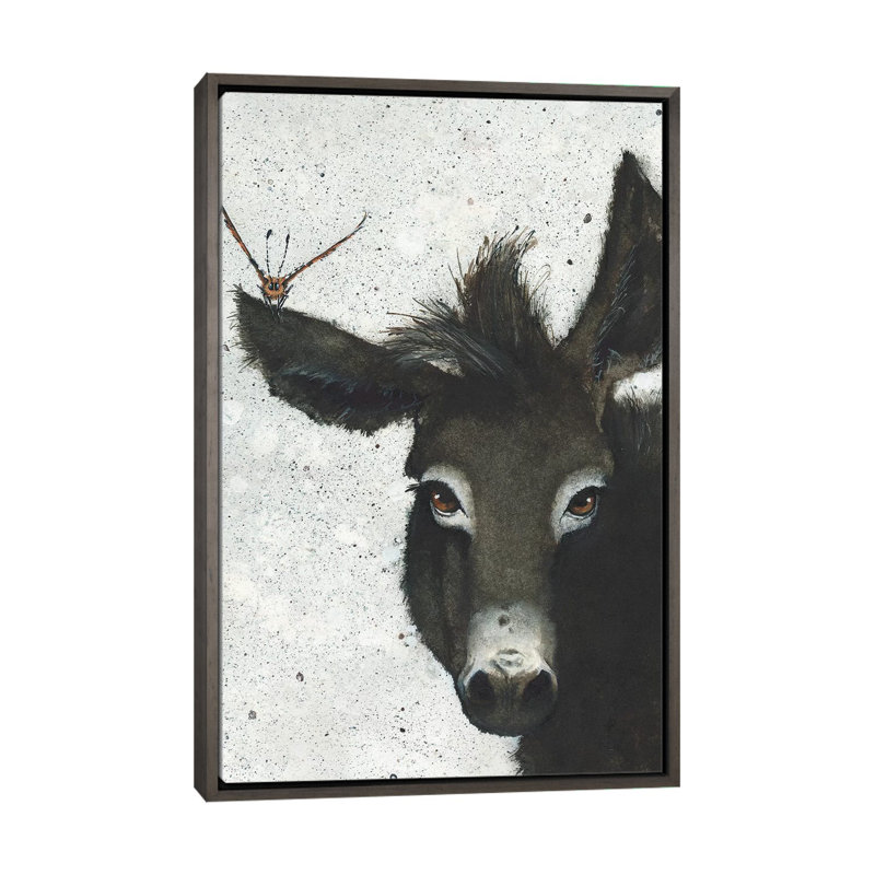 " Solidarity " by Maggie Vandewalle, Dark Rustic Wood Framed, 40" H x 26" W x 1.5" D, No Mat