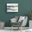 Art mural sur toile tendue - "Shoreline Dreams I" de Melissa Wang, décoration murale pour le salon, la chambre à coucher ou le bureau - 14 x 19