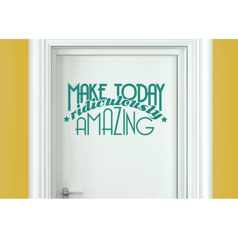 Wall Decal, Aqua Green