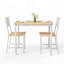 Ensemble de table de bar industriel avec 2 chaises, conception peu encombrante pour la cuisine, le salon et les espaces de fête-1838988080-1838988084-1838988085