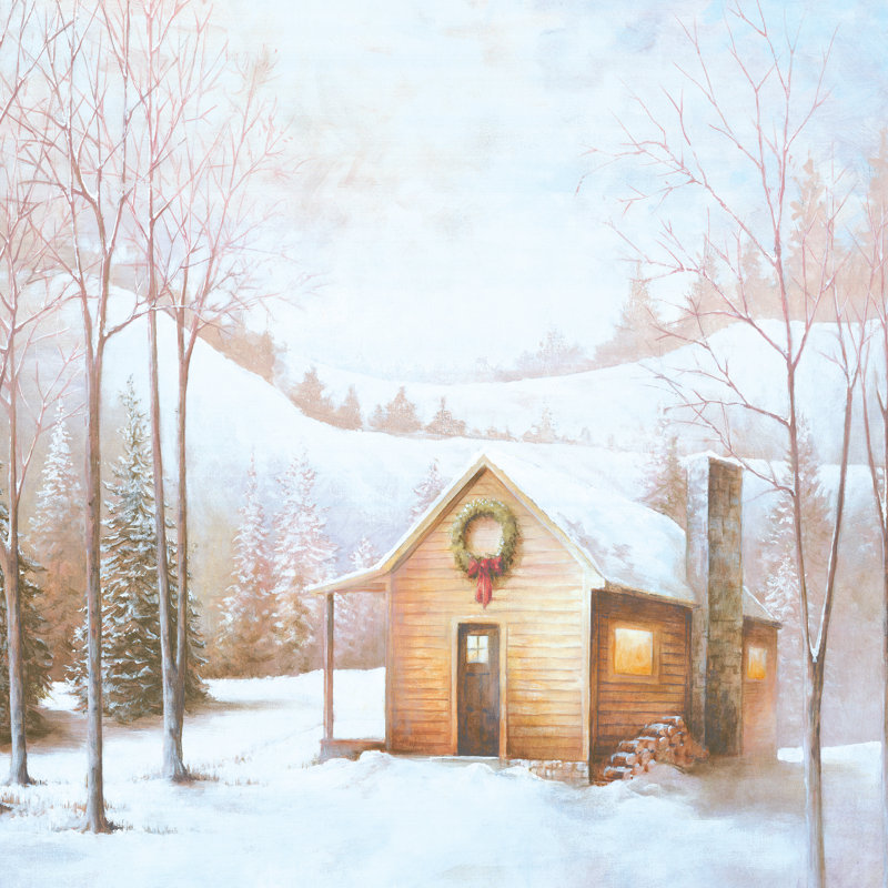 Cabane de Noël par Dogwood, H 20 po x l 20 po