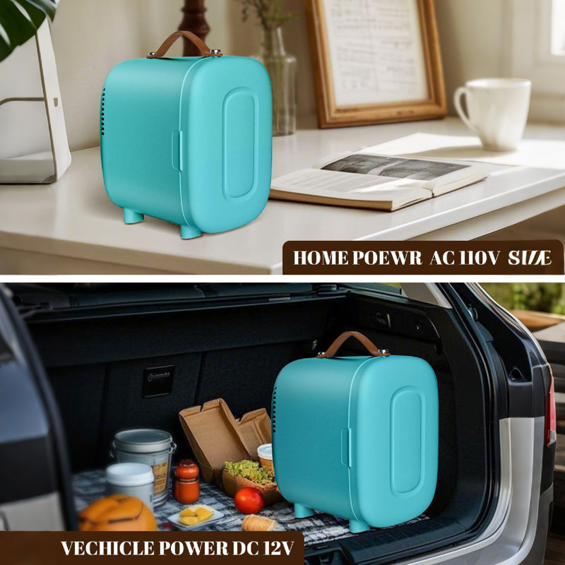 Compact Personal Refrigerator With Cooling & Heating For Small Spaces, Enhancing Daily Life, Blue