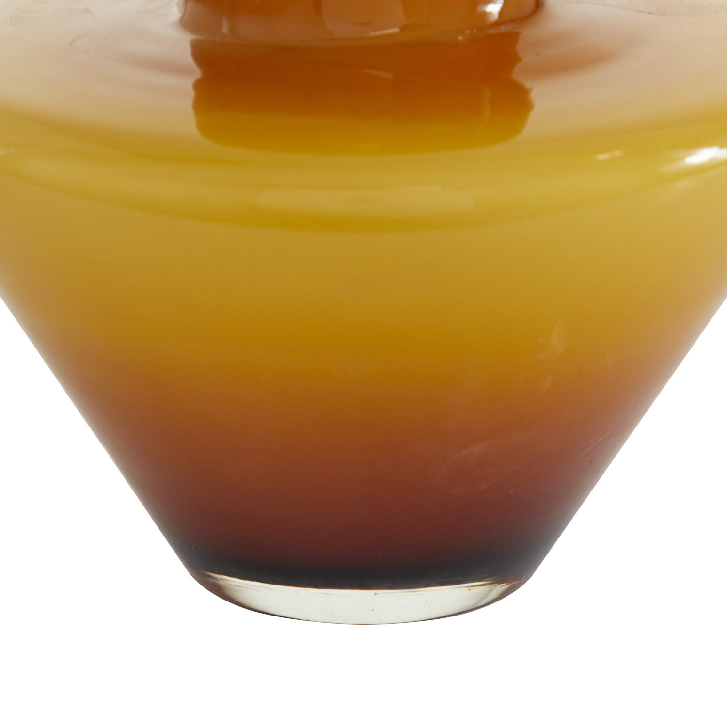 Ersa Glass Table Vase, Orange