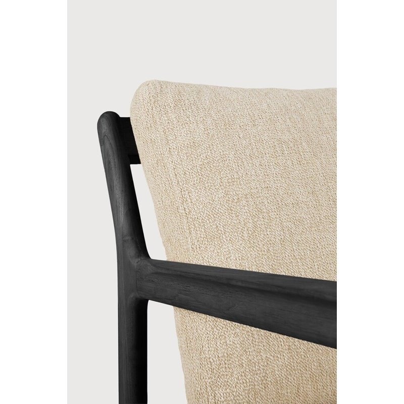Jack Outdoor 3 - Seat Loveseat, Teak Black/Natural