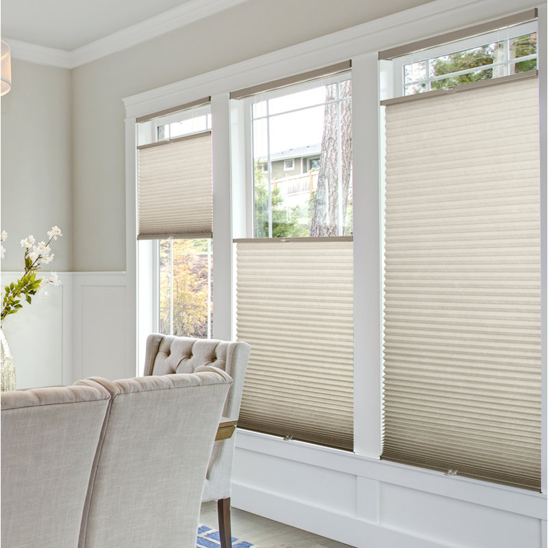 Semi Sheer Cellular Shade, Beige, 38.5"W x 48"L