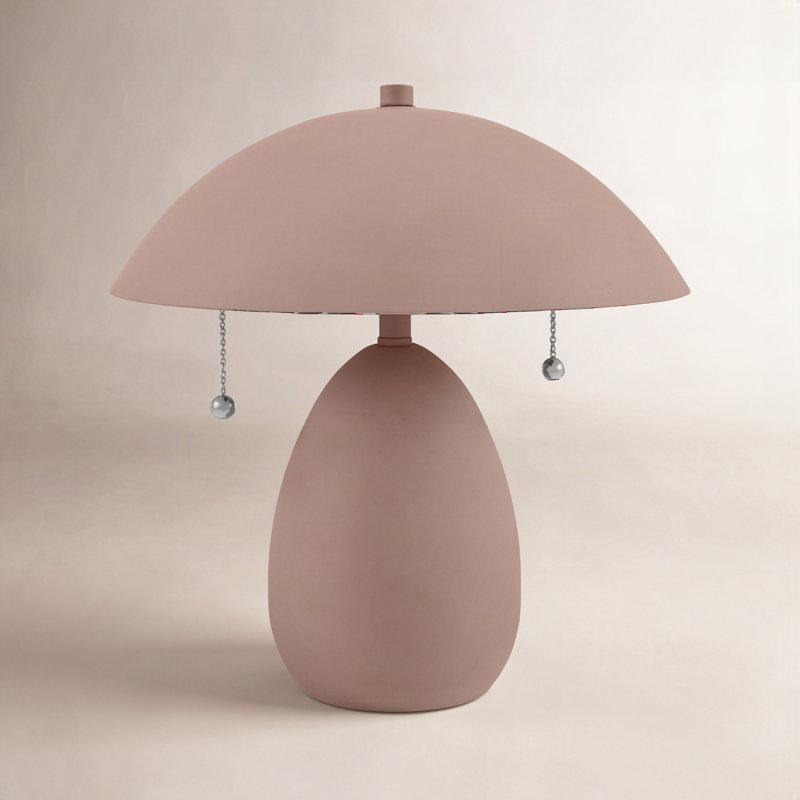 Lampe de table Elijah, Marron foncé