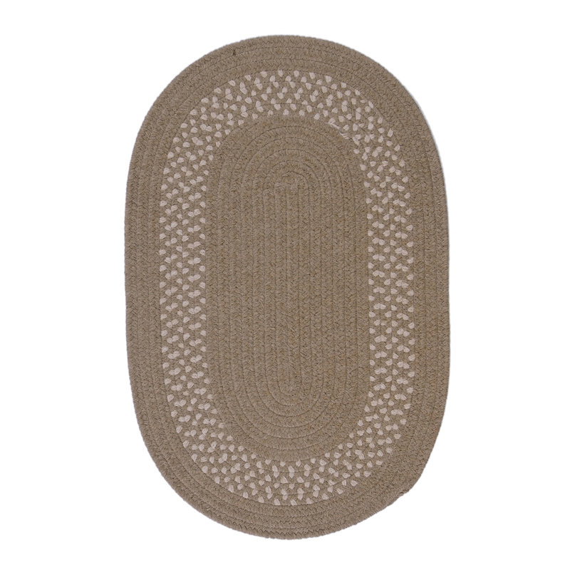 Tapis beige Dome, Ovale 6 pi x 8 pi