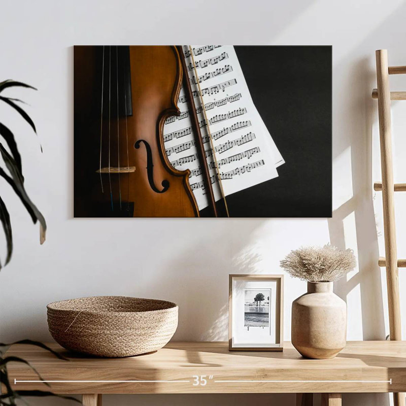 Violin Practice Sheets, 34" H x 51" W