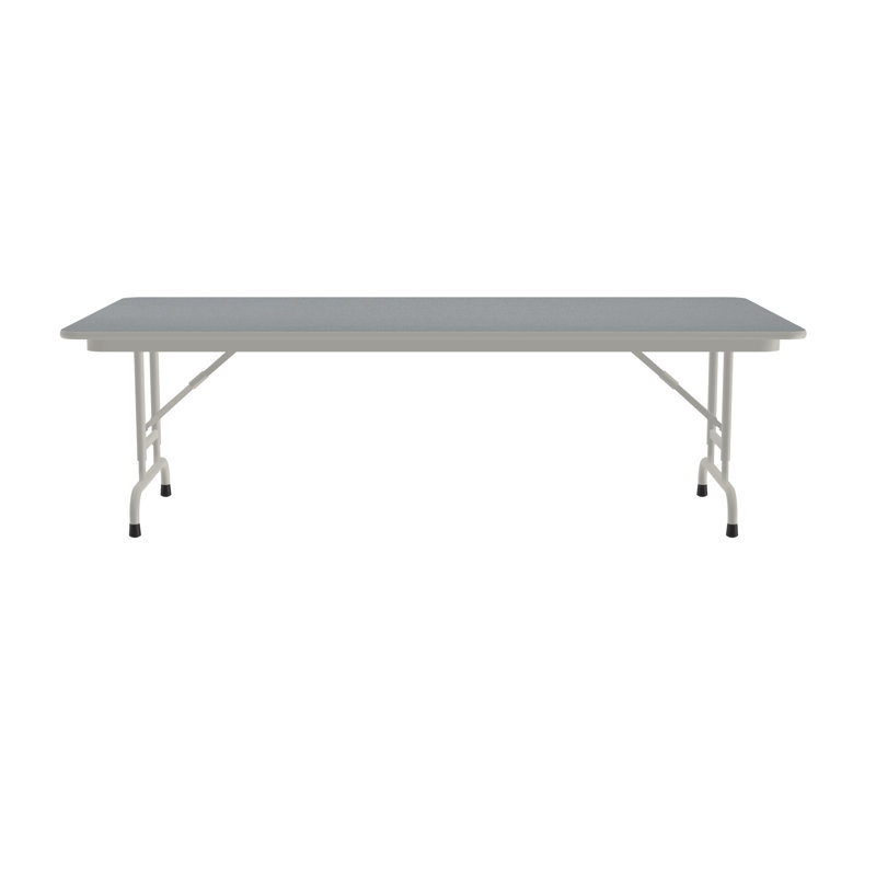 Table commerciale pliable Correll, H 31 po x L 60 po x l 24 po, Granit gris