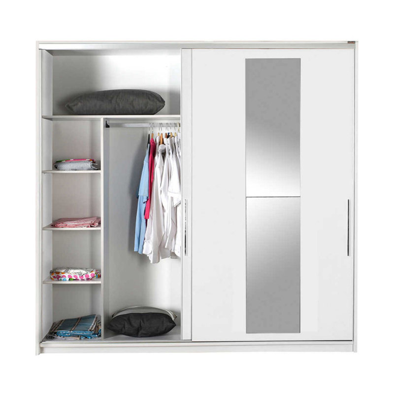 Gerling 2 Door Manufactured Wood Wardrobe
